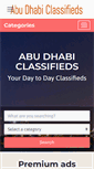 Mobile Screenshot of abudhabiclassifieds.com
